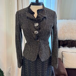 Per Se Tweed Blazer & Skirt - Size 2 & 6